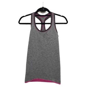Victoria's Secret grey tank top S Sport Activewear top gray yoga active gym